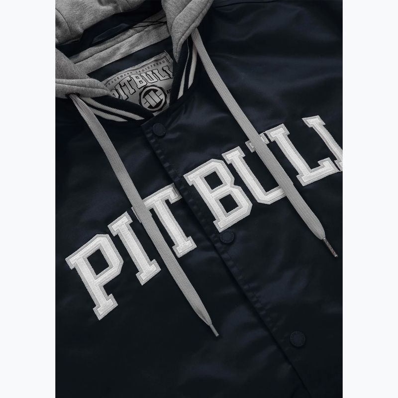 Herren Pitbull Falcon Ridge Bomber Kapuzenjacke navy/ecru 9