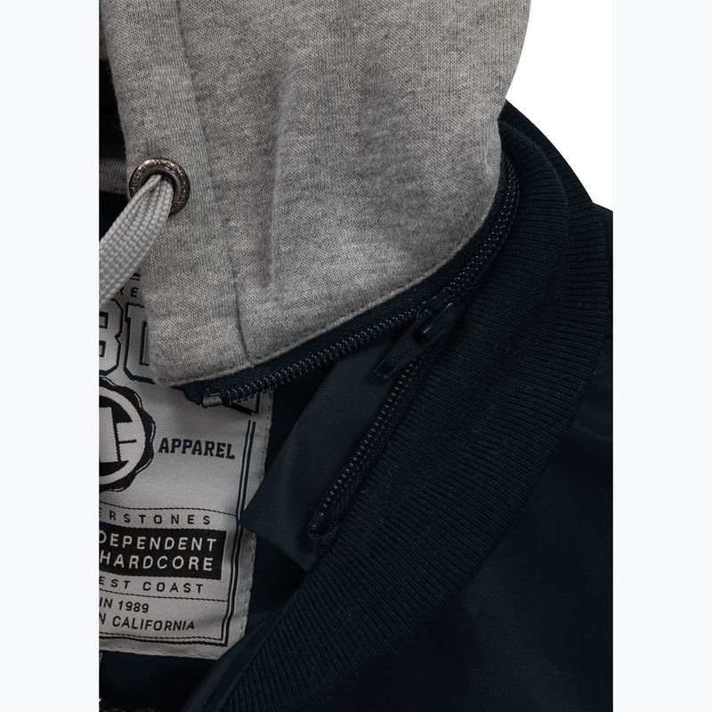 Herren Pitbull Falcon Ridge Bomber Kapuzenjacke navy/ecru 10