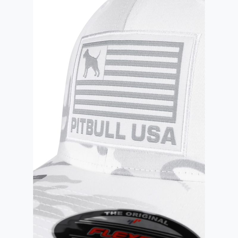 Herren-Basecap Pitbull Mesh Full Cap Pitbull Usa Multicam white/camouflage 3