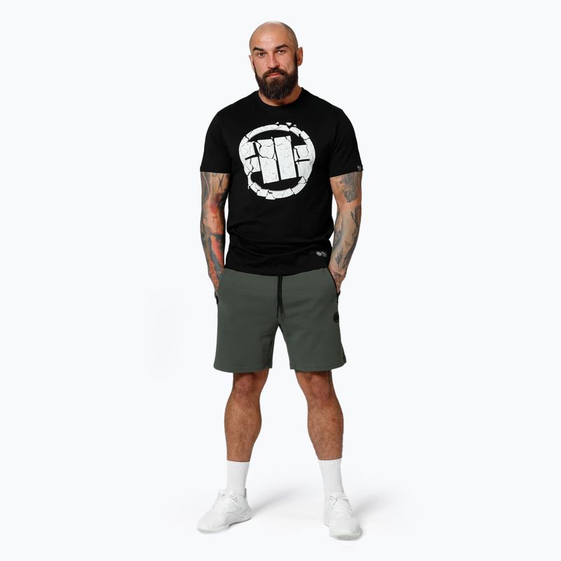 Pitbull West Coast Herren Terry Group olive Shorts 2