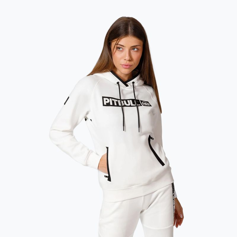 Frauen Pitbull West Coast Georgia Sweatshirt mit Kapuze von weiß