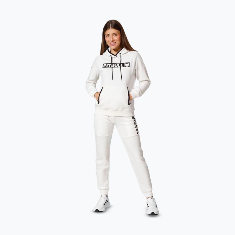 Frauen Pitbull West Coast Georgia Sweatshirt mit Kapuze von weiß 2