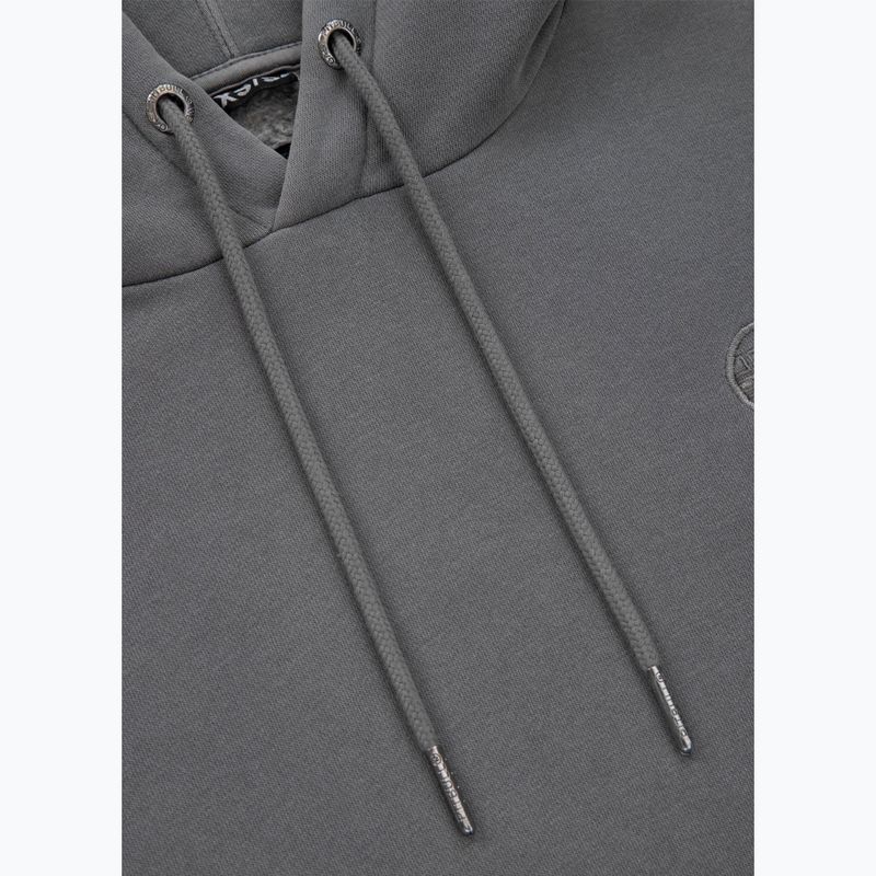 Damen Hoodie Sweatshirt Pitbull West Coast Manzanita Washed Hooded grey
