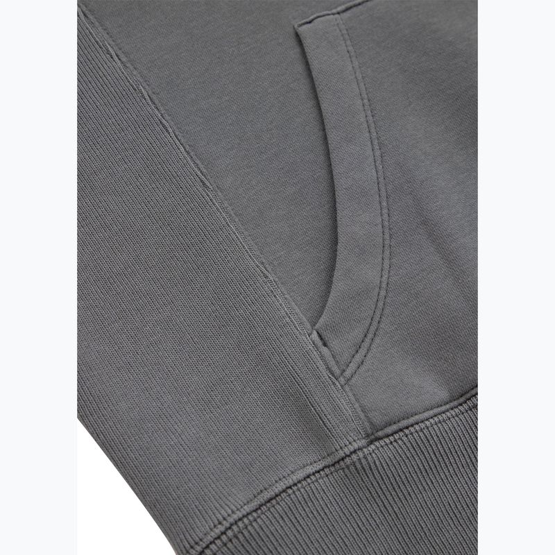 Damen Hoodie Sweatshirt Pitbull West Coast Manzanita Washed Hooded grey