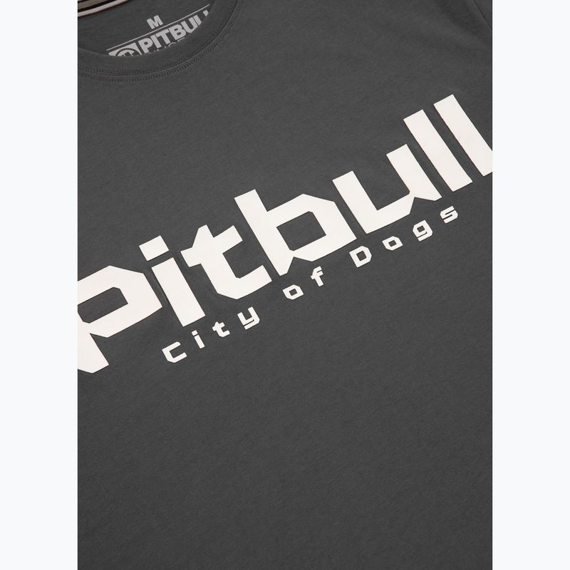 Pitbull Westküste Stadt der Hunde Männer-T-Shirt Graphit 6