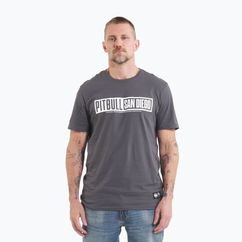 Pitbull Eighty Nine Dog Herren-T-Shirt graphit