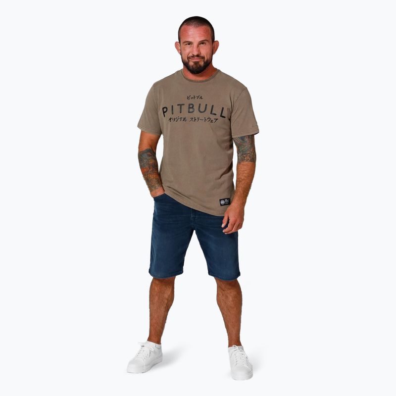 Pitbull West Coast Bravery Herren-T-Shirt Kojote braun 2