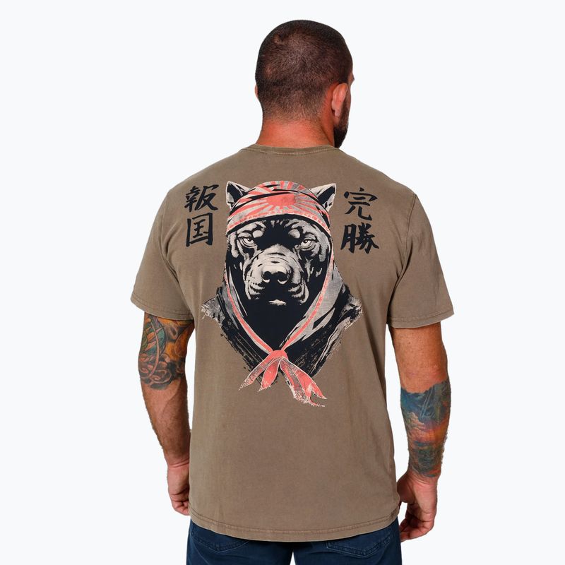 Pitbull West Coast Bravery Herren-T-Shirt Kojote braun