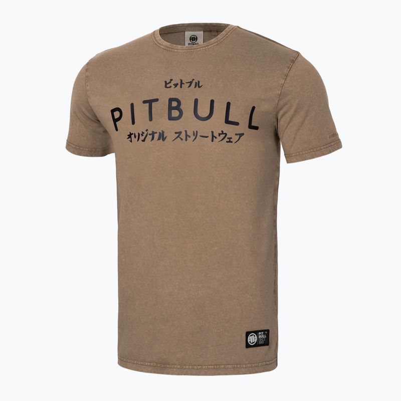 Pitbull West Coast Bravery Herren-T-Shirt Kojote braun