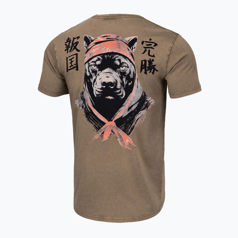 Pitbull West Coast Bravery Herren-T-Shirt Kojote braun
