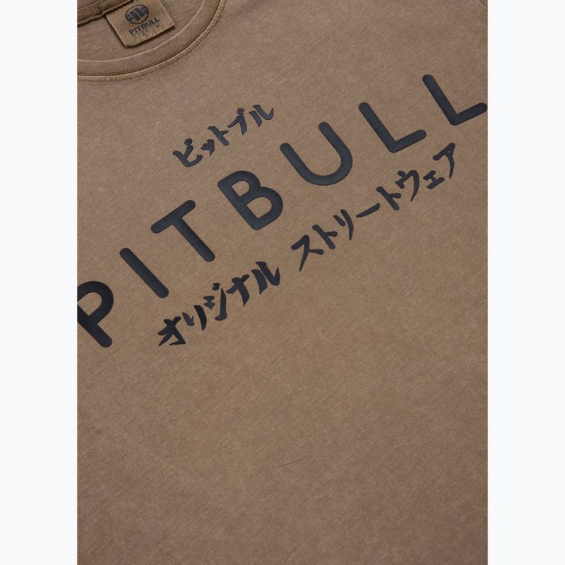 Pitbull West Coast Bravery Herren-T-Shirt Kojote braun