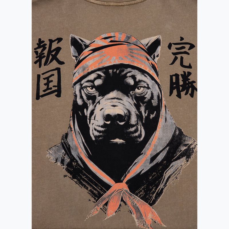 Pitbull West Coast Bravery Herren-T-Shirt Kojote braun