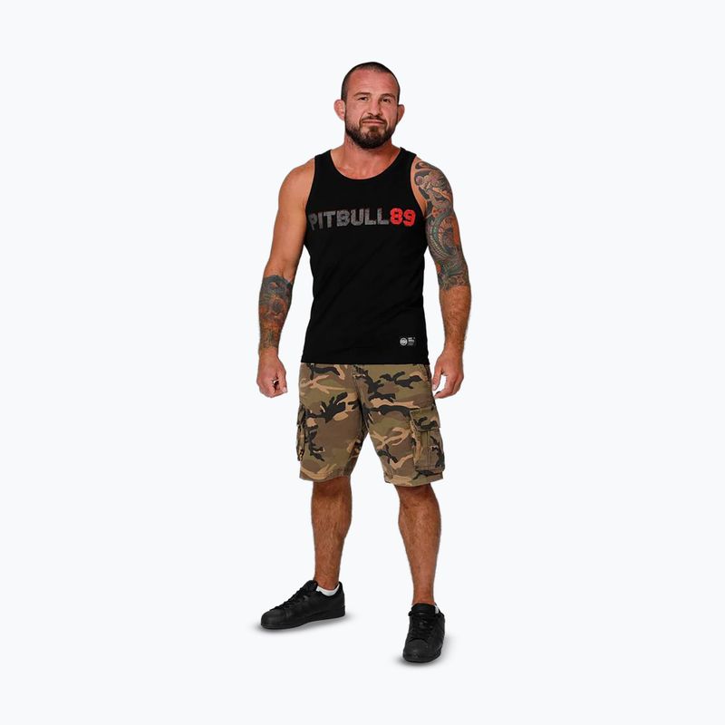 Pitbull West Coast Dog 89 schwarzes Herren Tank Top 2