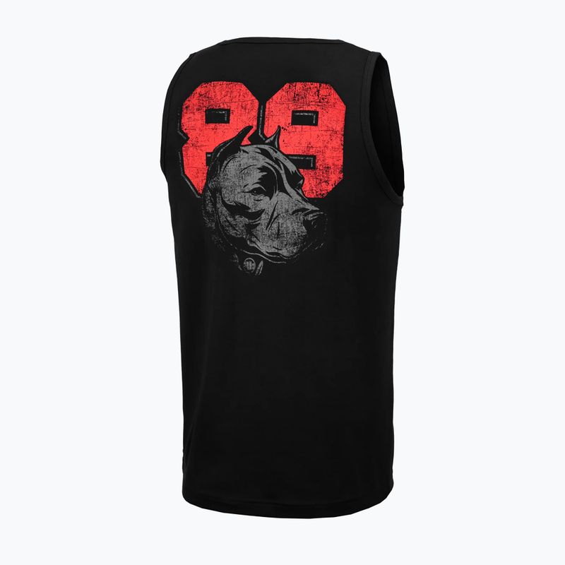 Pitbull West Coast Dog 89 schwarzes Herren Tank Top 2