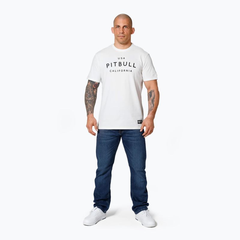 Pitbull West Coast Herren-T-Shirt Usa Cal weiß 2