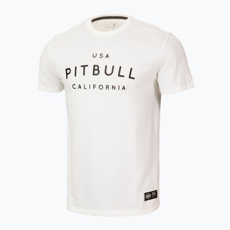 Pitbull West Coast Herren-T-Shirt Usa Cal weiß