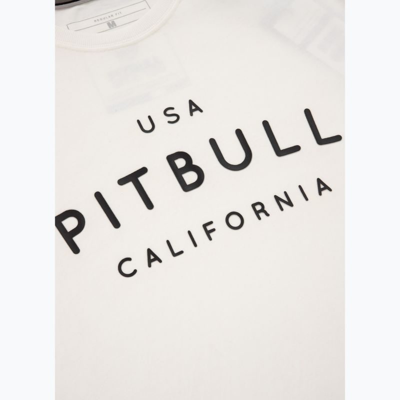 Pitbull West Coast Herren-T-Shirt Usa Cal weiß