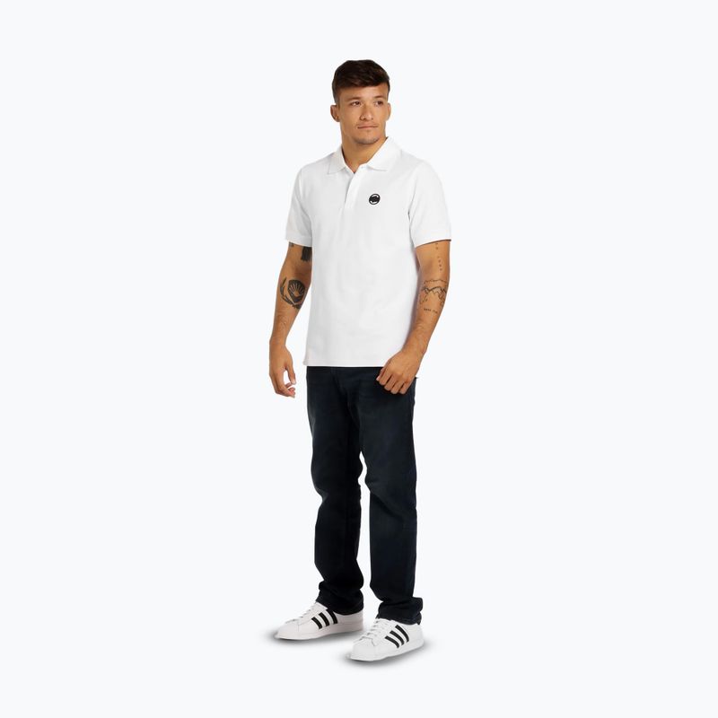 Herren Pitbull West Coast Rockey Polo Shirt weiß 2