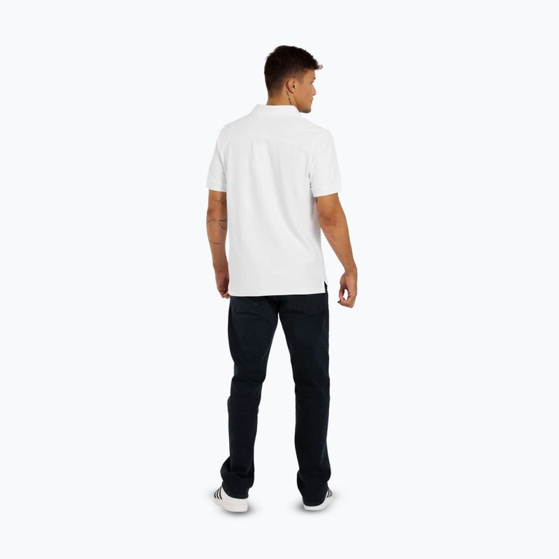 Herren Pitbull West Coast Rockey Polo Shirt weiß 3