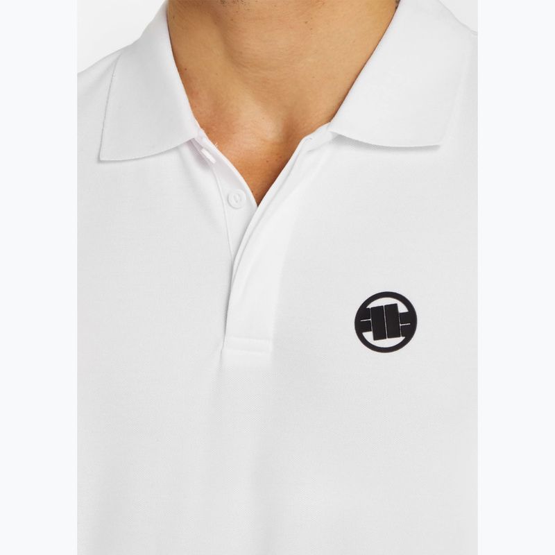 Herren Pitbull West Coast Rockey Polo Shirt weiß 5