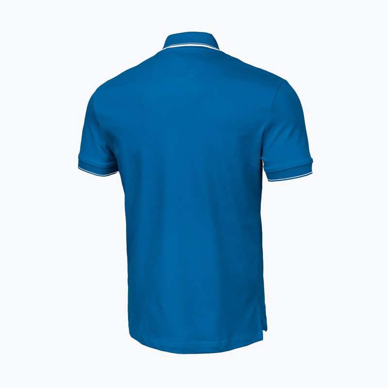 Herren-Poloshirt Pitbull Polo Pique Stripes Regular royal blue 5