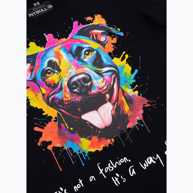 Pitbull West Coast Frauen-T-Shirt Aquarell schwarz 7