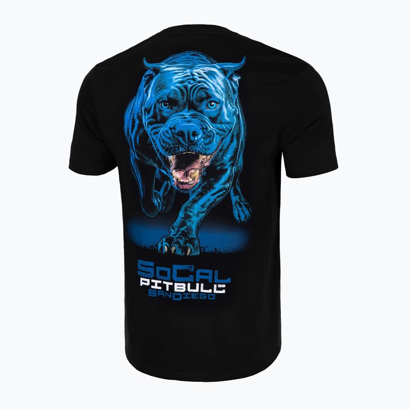 Pitbull West Coast Männer-T-Shirt In Blau schwarz