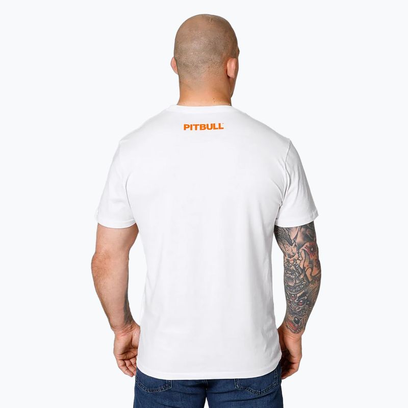 Shirt Herren Pitbull West Coast Orange Dog 24 white
