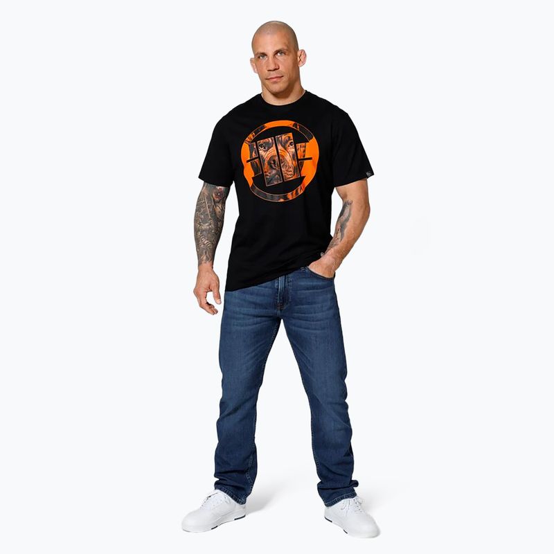 Shirt Herren Pitbull West Coast Orange Dog 24 black 2