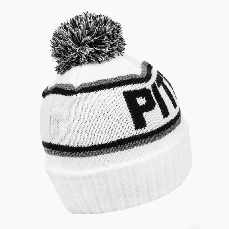 Wintermütze Herren Pitbull Beanie Fleming II white/black 2