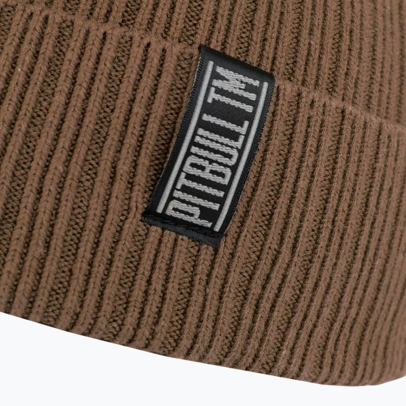 Herren Wintermütze Pitbull Beanie Silvas TM coyote braun    Neu