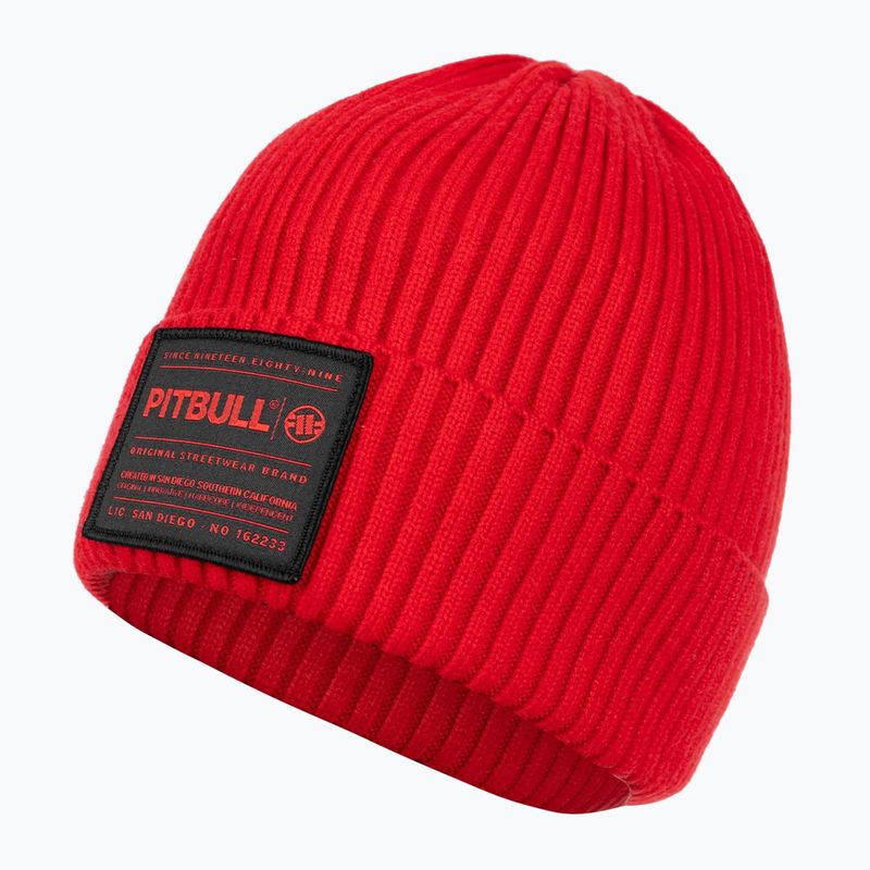 Wintermütze Herren Pitbull Beanie Dock red