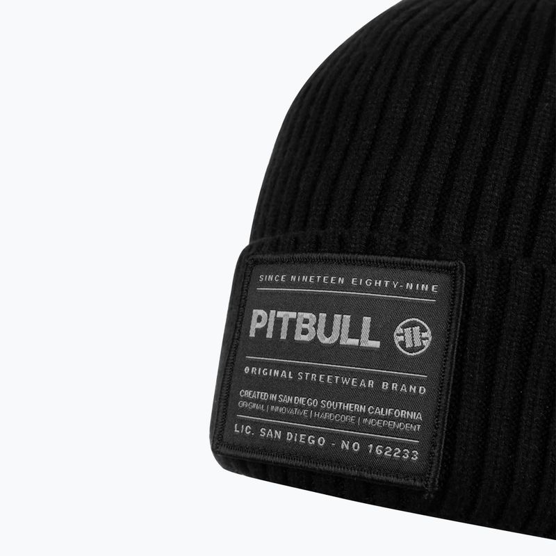 Herren Wintermütze Pitbull Beanie Dock schwarz 3