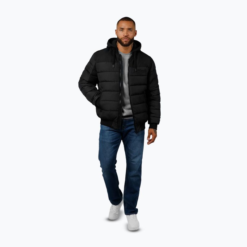 Jacke Herren Pitbull Hidden Quilted Hooded black/black 2