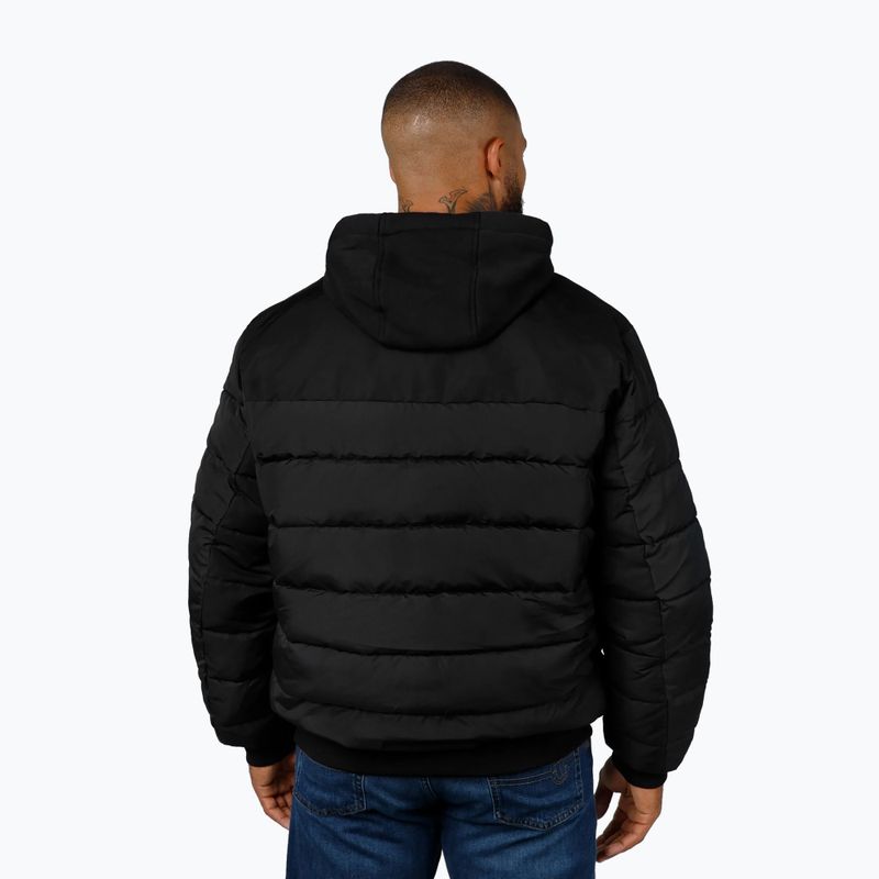 Jacke Herren Pitbull Hidden Quilted Hooded black/black 3