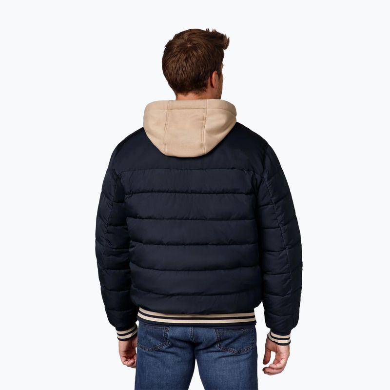 Jacke Herren Pitbull Hidden Quilted Hooded dark navy/beige 3