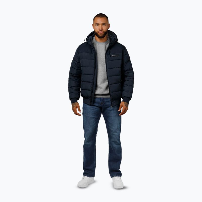 Winterjacke Herren Pitbull Dillon Quilted Hooded dark navy 2