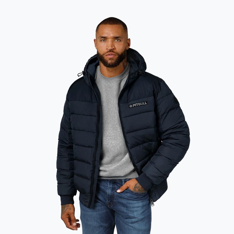 Winterjacke Herren Pitbull Dillon Quilted Hooded dark navy 4