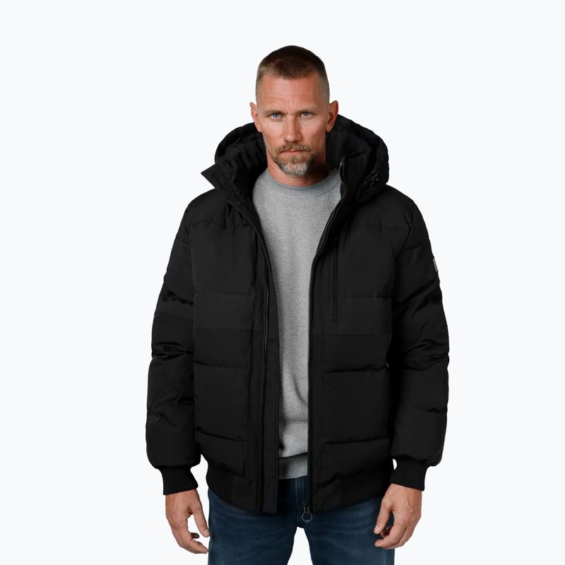 Herren Winterjacke Pitbull Patton Quilted Hooded black 4