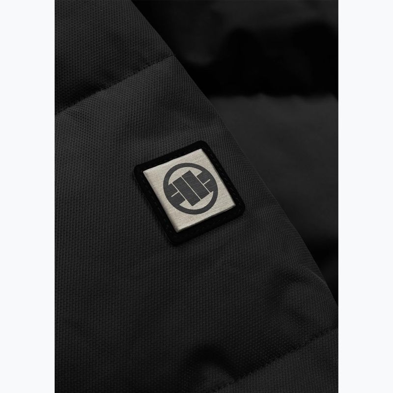 Herren Winterjacke Pitbull Patton Quilted Hooded black 12