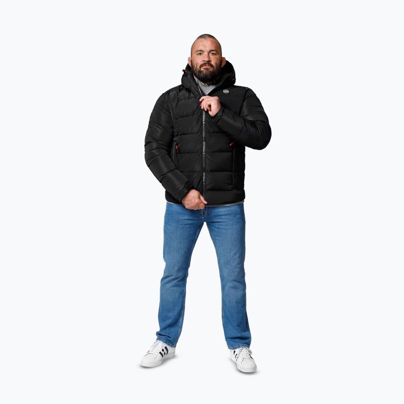 Pitbull West Coast Herren Winterjacke Airway 5 Padded Hooded schwarz 3