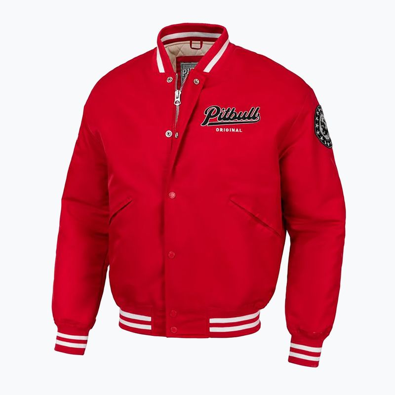 Pitbull West Coast Herren Seabridge Varsity rote Jacke 6