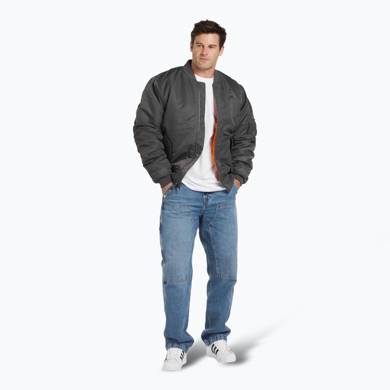 Herren Pitbull West Coast Ma 1 Verano Bomberjacke graphit 2