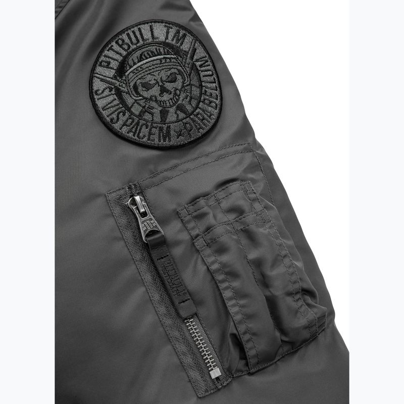 Herren Pitbull West Coast Ma 1 Verano Bomberjacke graphit 7