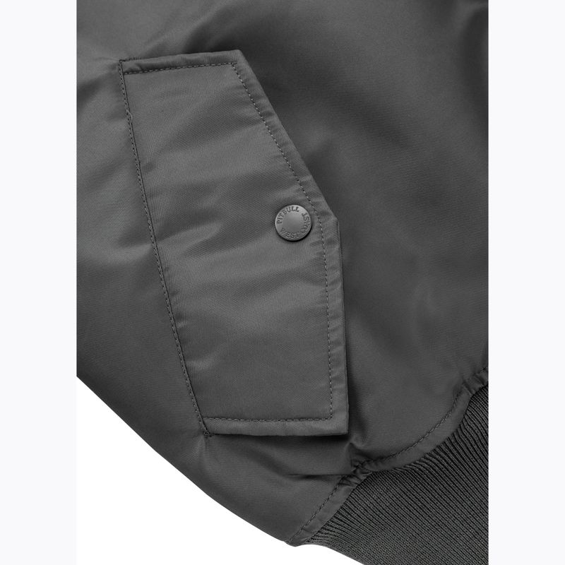 Herren Pitbull West Coast Ma 1 Verano Bomberjacke graphit 9