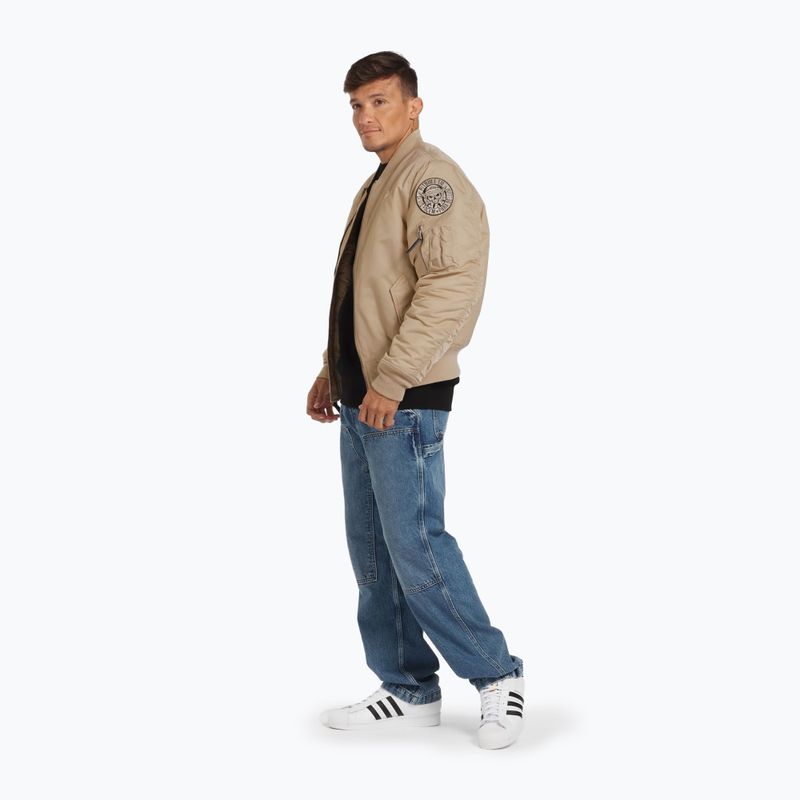 Pitbull West Coast Herren Ma 1 Verano Bomber Sand Jacke 4