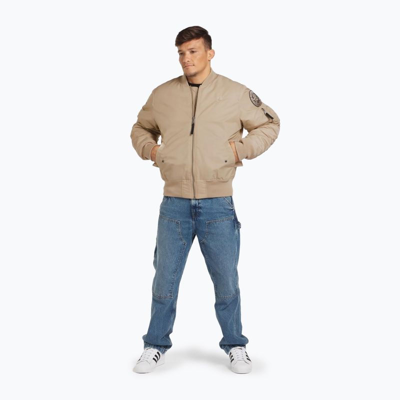 Pitbull West Coast Herren Ma 1 Verano Bomber Sand Jacke 5