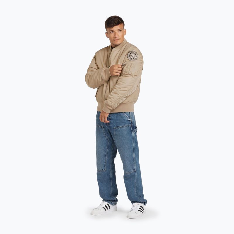 Pitbull West Coast Herren Ma 1 Verano Bomber Sand Jacke 6