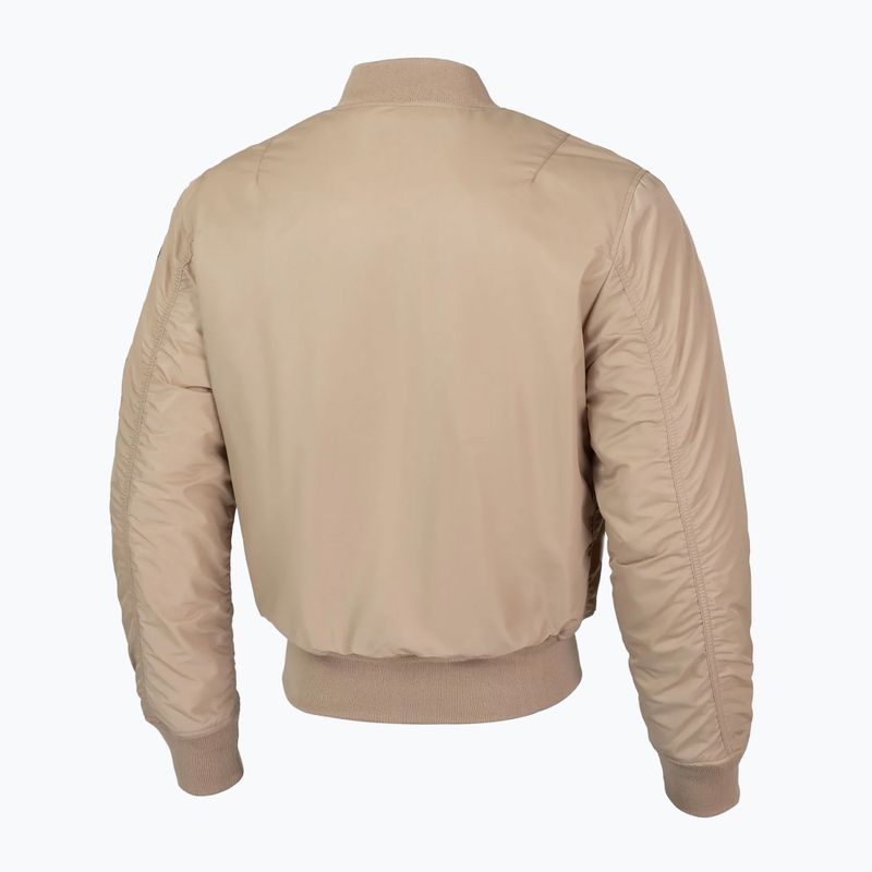Pitbull West Coast Herren Ma 1 Verano Bomber Sand Jacke 10