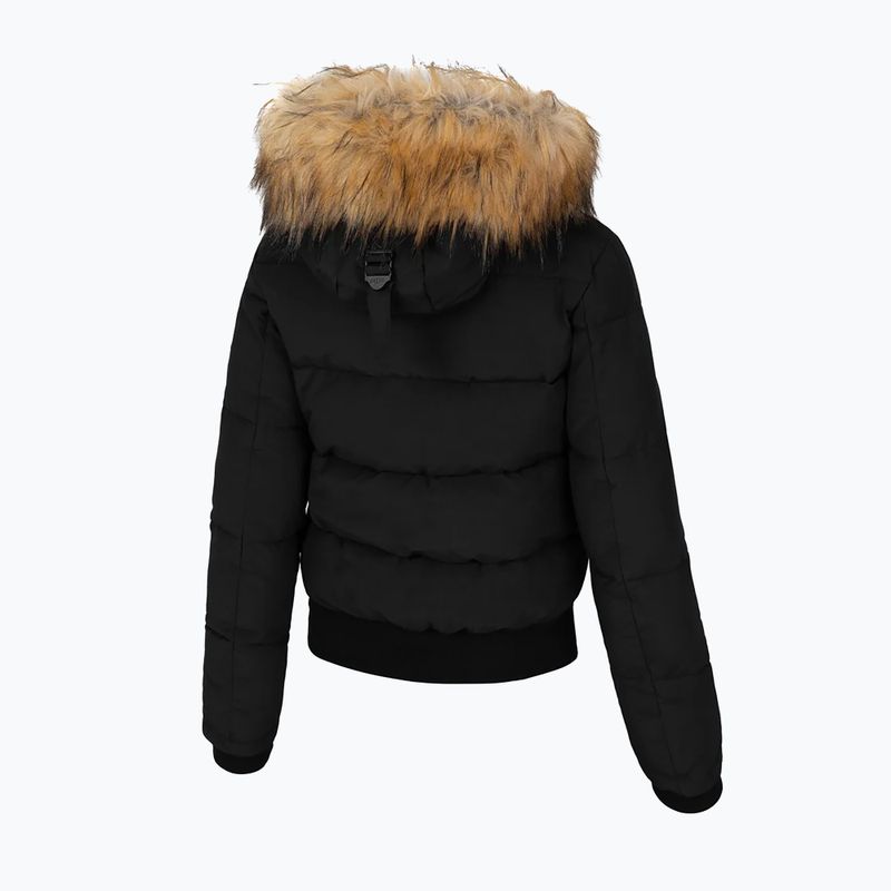 Winterjacke Damen Pitbull Azalea Quilted Hooded black 8